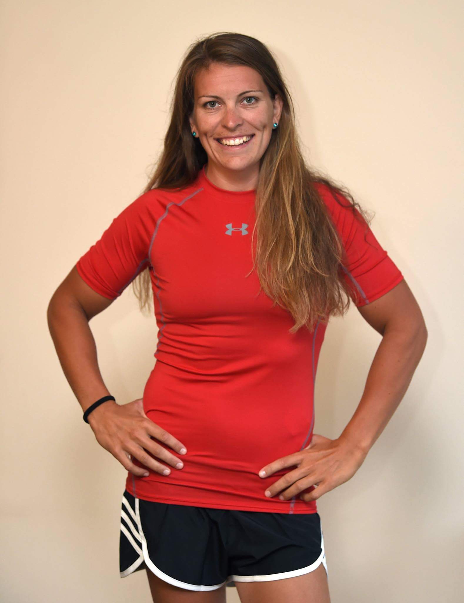 Erika Medveczky in training kit
