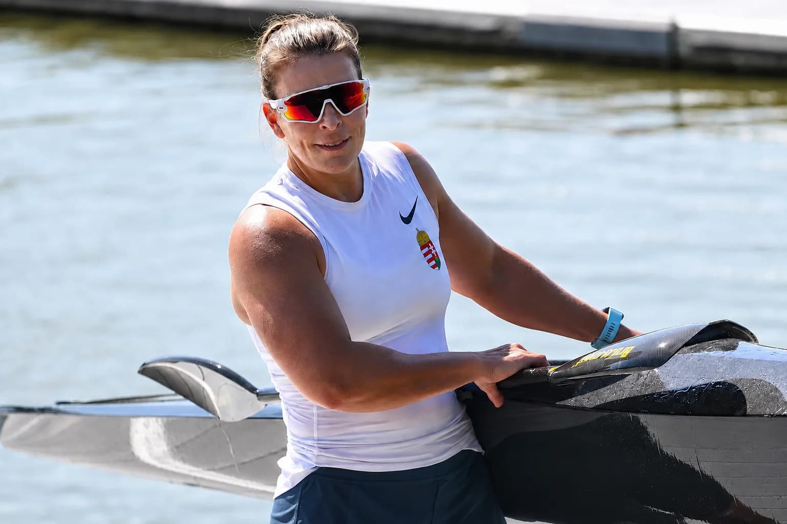 Erika Medveczky racing