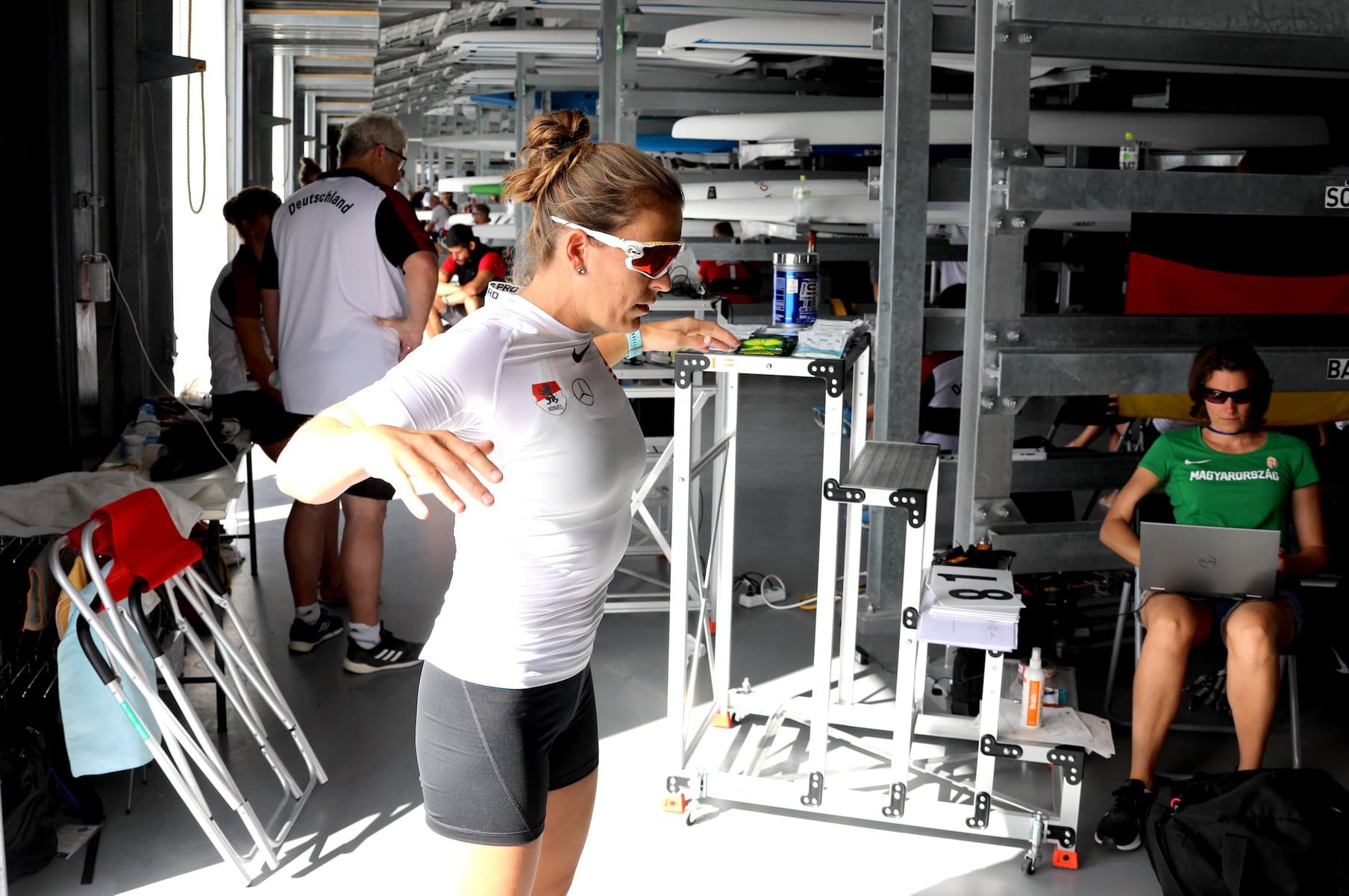 Erika Medveczky at the Tokyo Olympic Games